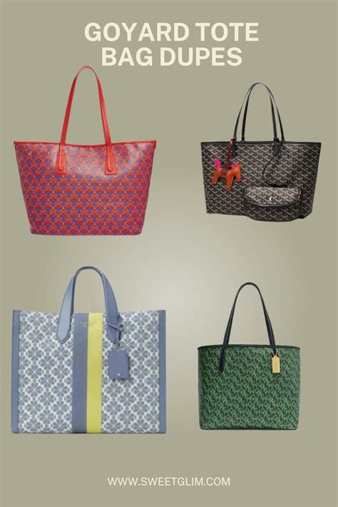 goyard tote bag dupe alternative